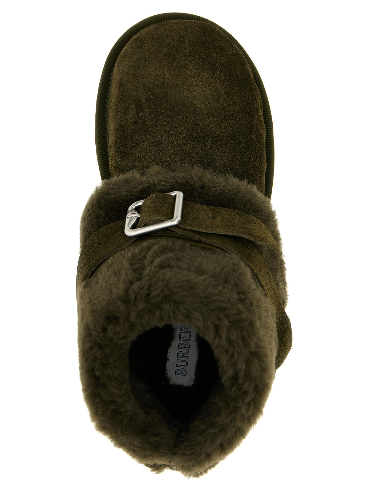 Suede Leather Chubby Ankle Boots