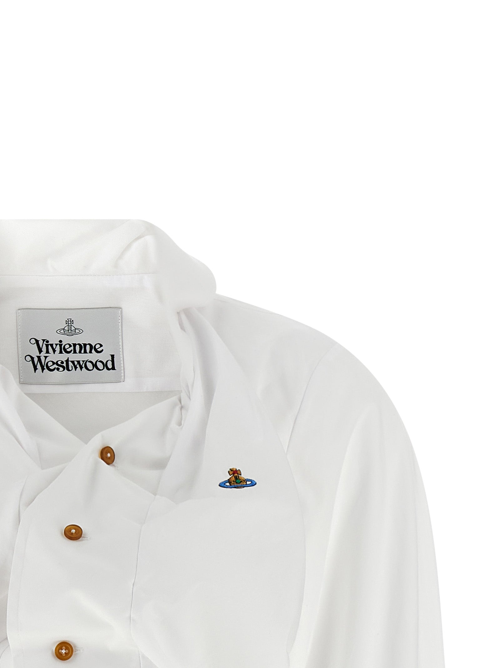 White Cotton Drunken Blouse