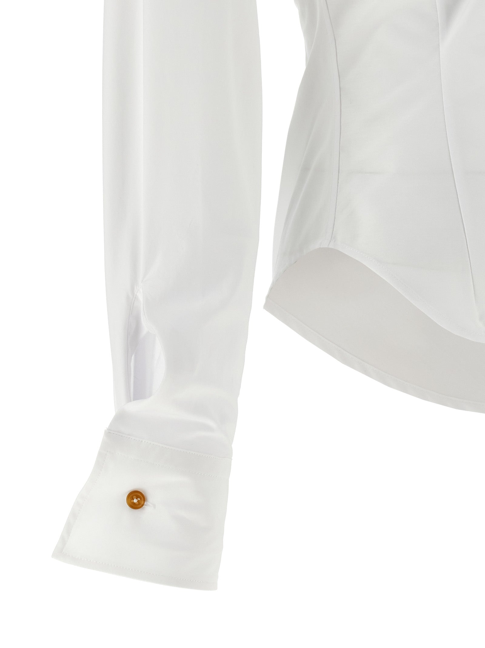 White Cotton Drunken Blouse