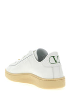 White Calfskin Royco Sneakers
