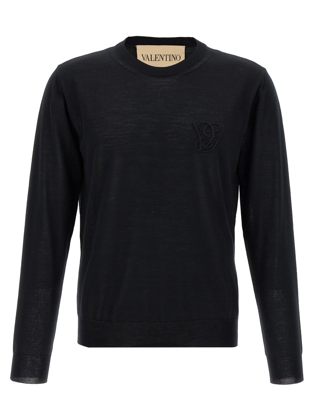 Black Virgin Wool Cardigan