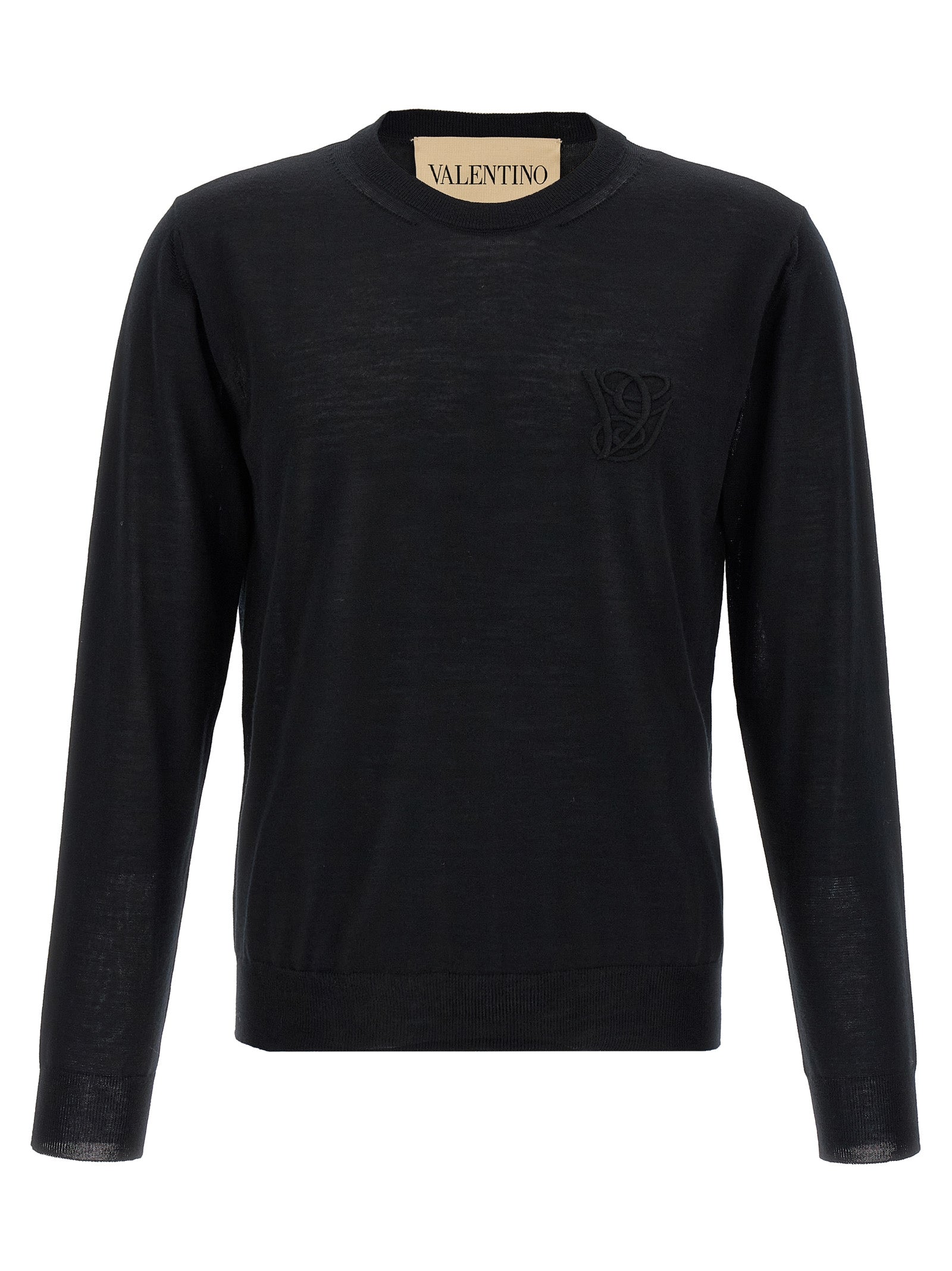 Black Virgin Wool Cardigan