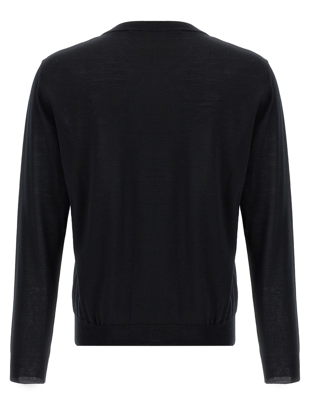 Black Virgin Wool Cardigan