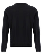Black Virgin Wool Cardigan