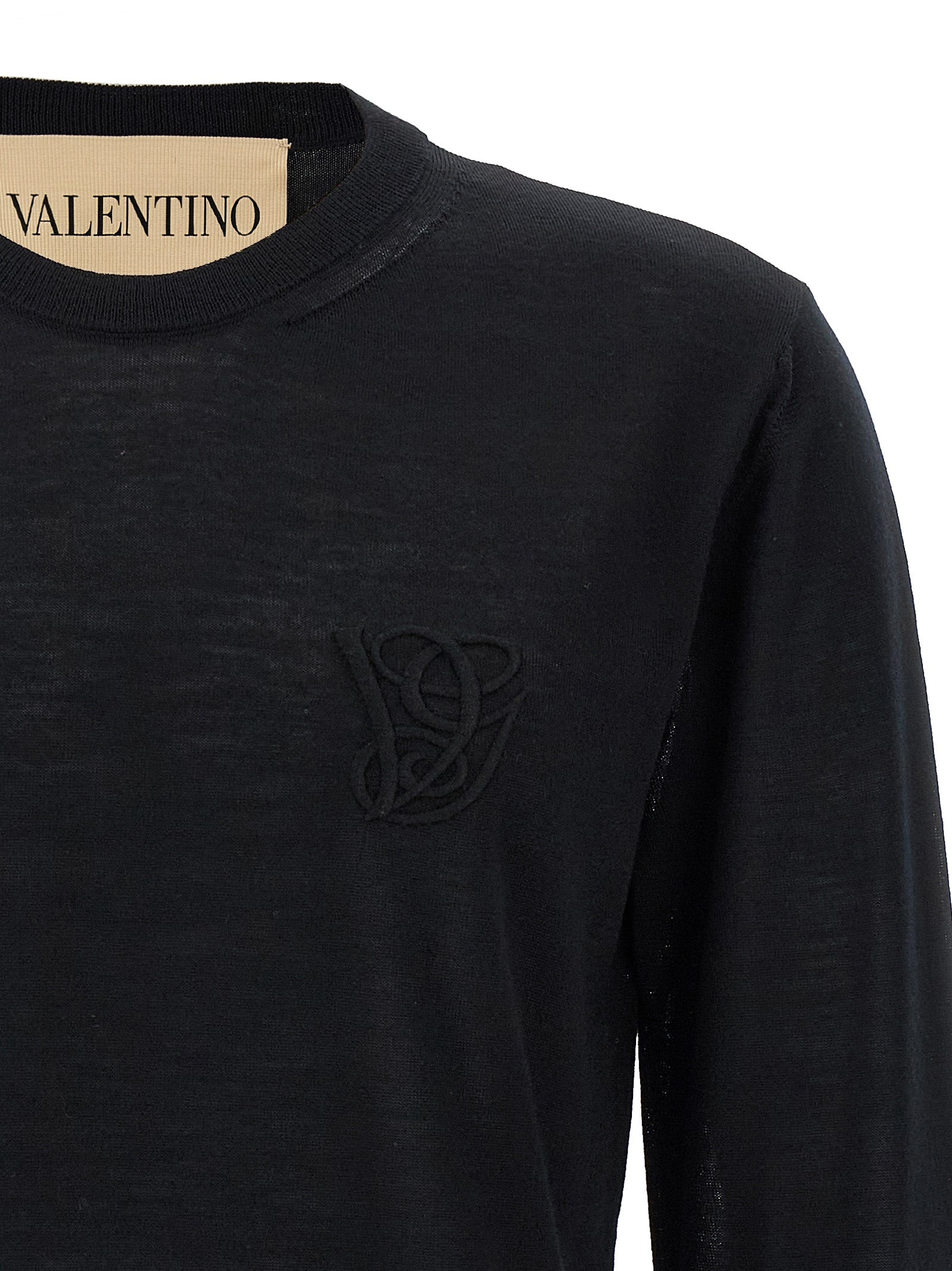 Black Virgin Wool Cardigan