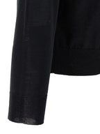 Black Virgin Wool Cardigan