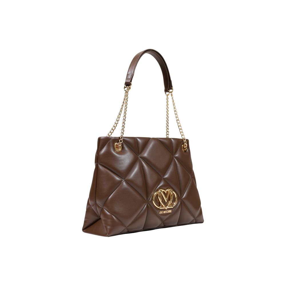 Large Quilted Polyurethane Handbag
