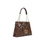 Large Quilted Polyurethane Handbag