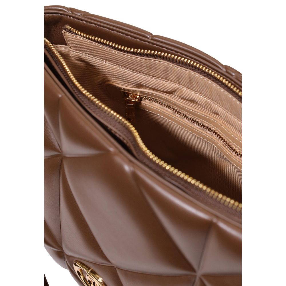 Large Quilted Polyurethane Handbag