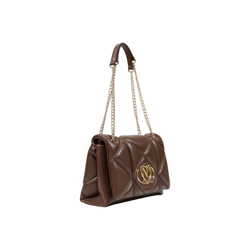 Medium Quilted Polyurethane Shoulder Bag