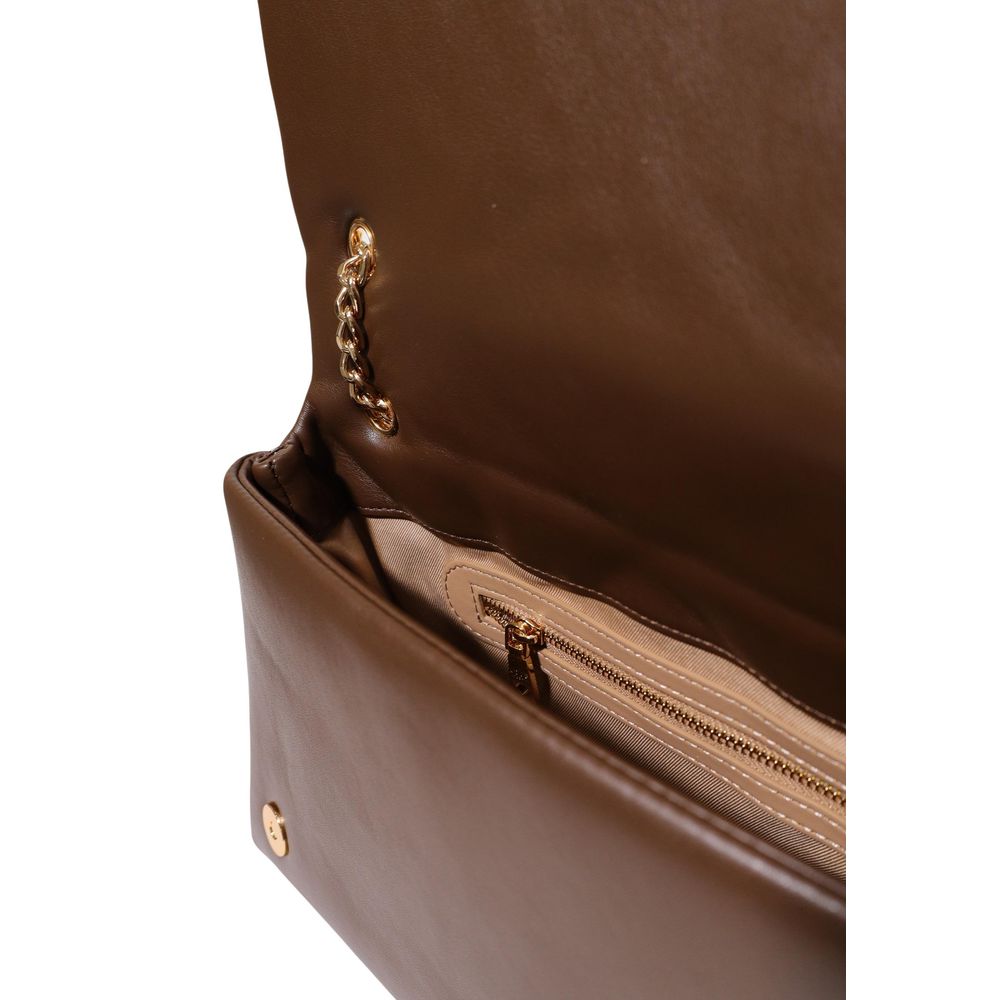 Medium Quilted Polyurethane Shoulder Bag