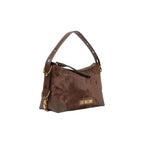Medium Suede-Effect Polyester Handbag
