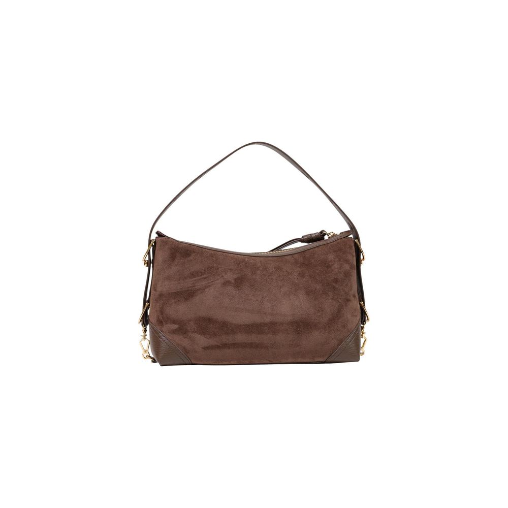 Medium Suede-Effect Polyester Handbag