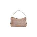Medium Suede-Effect Polyester Handbag