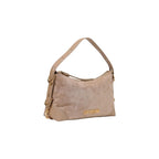 Medium Suede-Effect Polyester Handbag