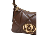 Small Quilted Geometric Polyurethane Handbag