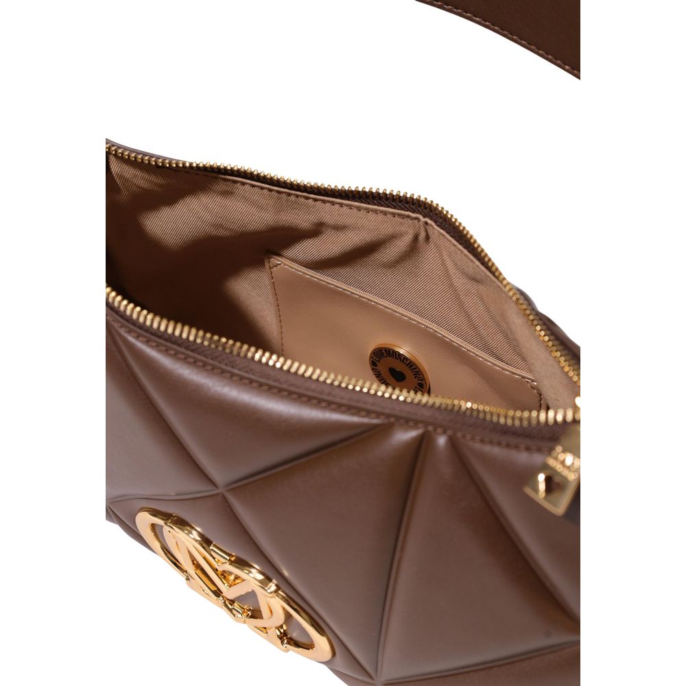 Small Quilted Geometric Polyurethane Handbag