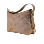 Medium Suede-Effect Polyester Handbag