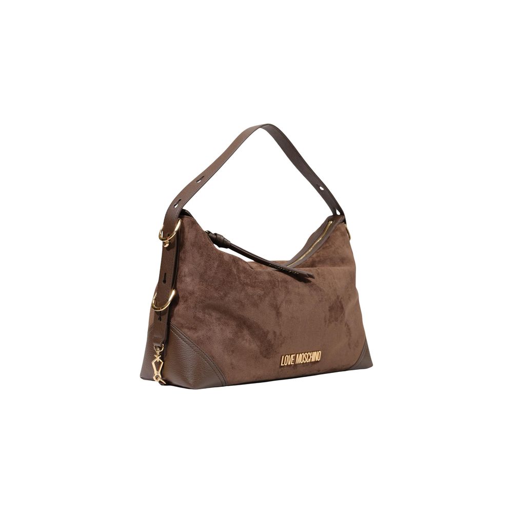 Large Velvet Polyester Handbag