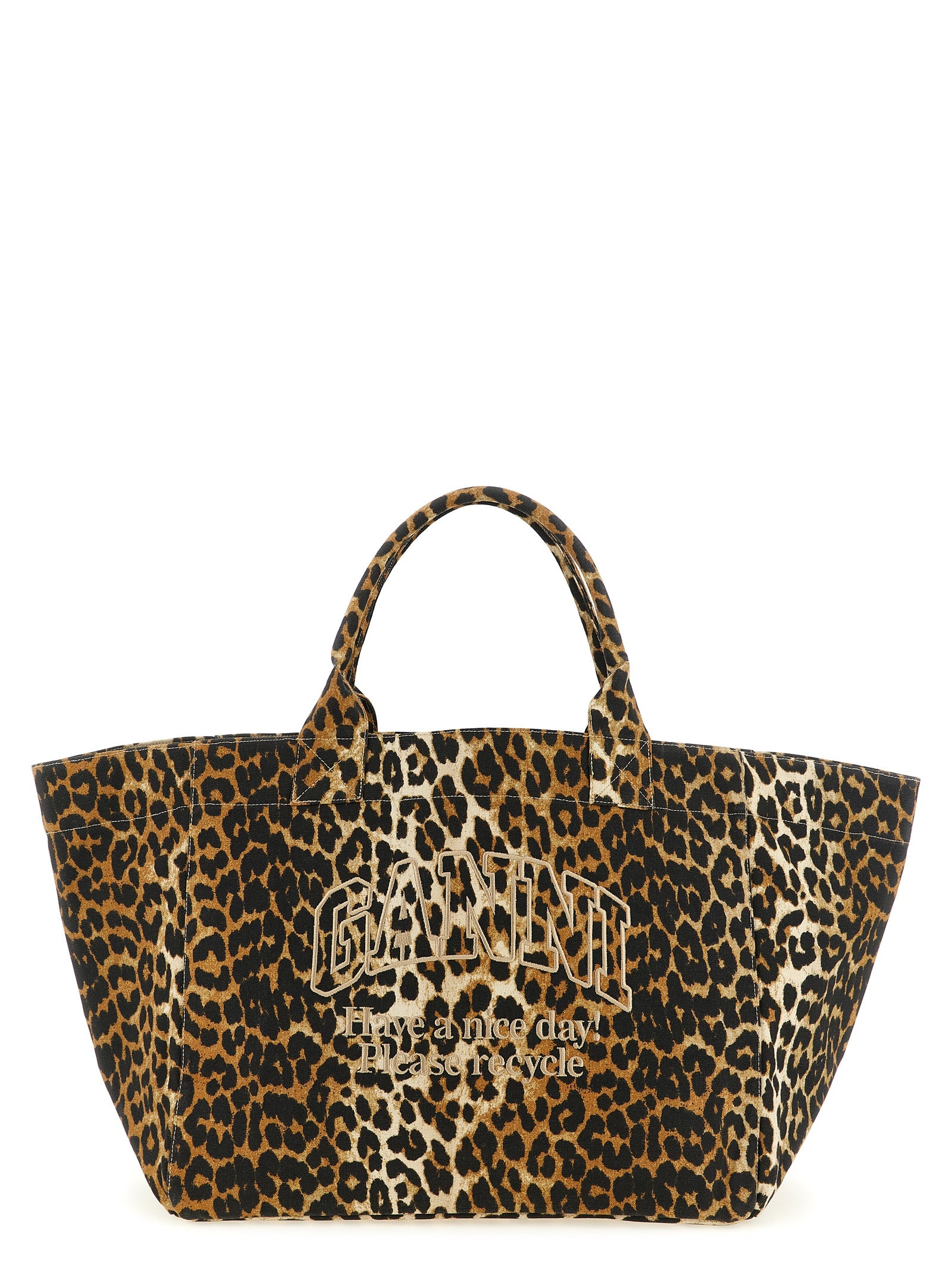 Oversized Leopard XXL Recycled Cotton Tote
