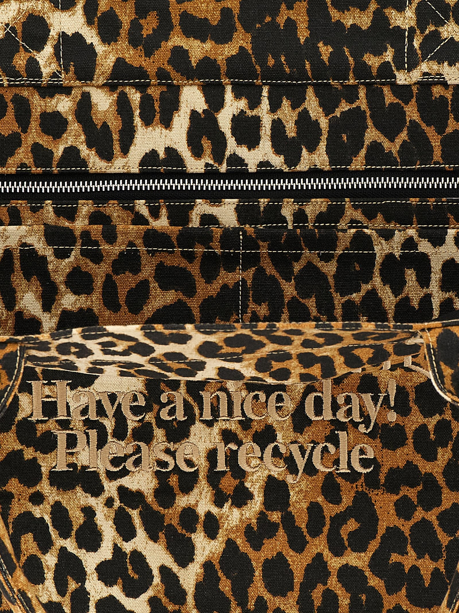 Oversized Leopard XXL Recycled Cotton Tote