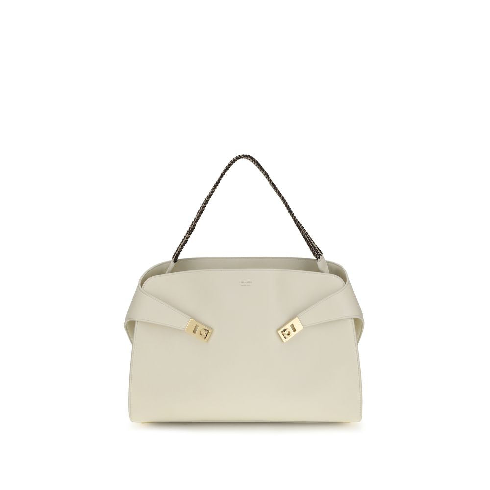 Large Hug Soft Calf Leather Shoulder Bag