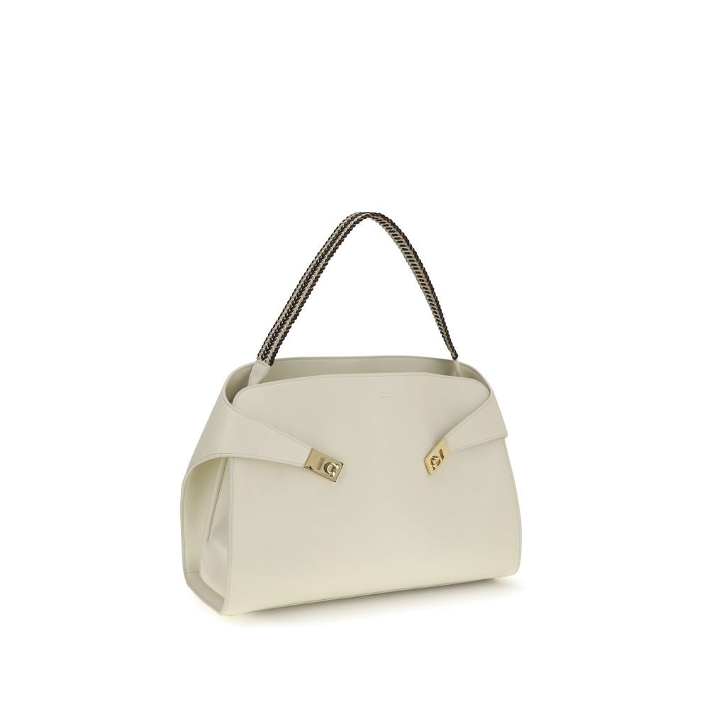 Large Hug Soft Calf Leather Shoulder Bag