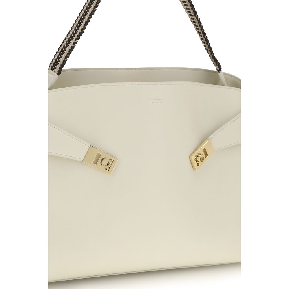 Large Hug Soft Calf Leather Shoulder Bag