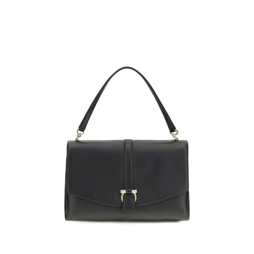 Large Calfskin Mia Shoulder Bag