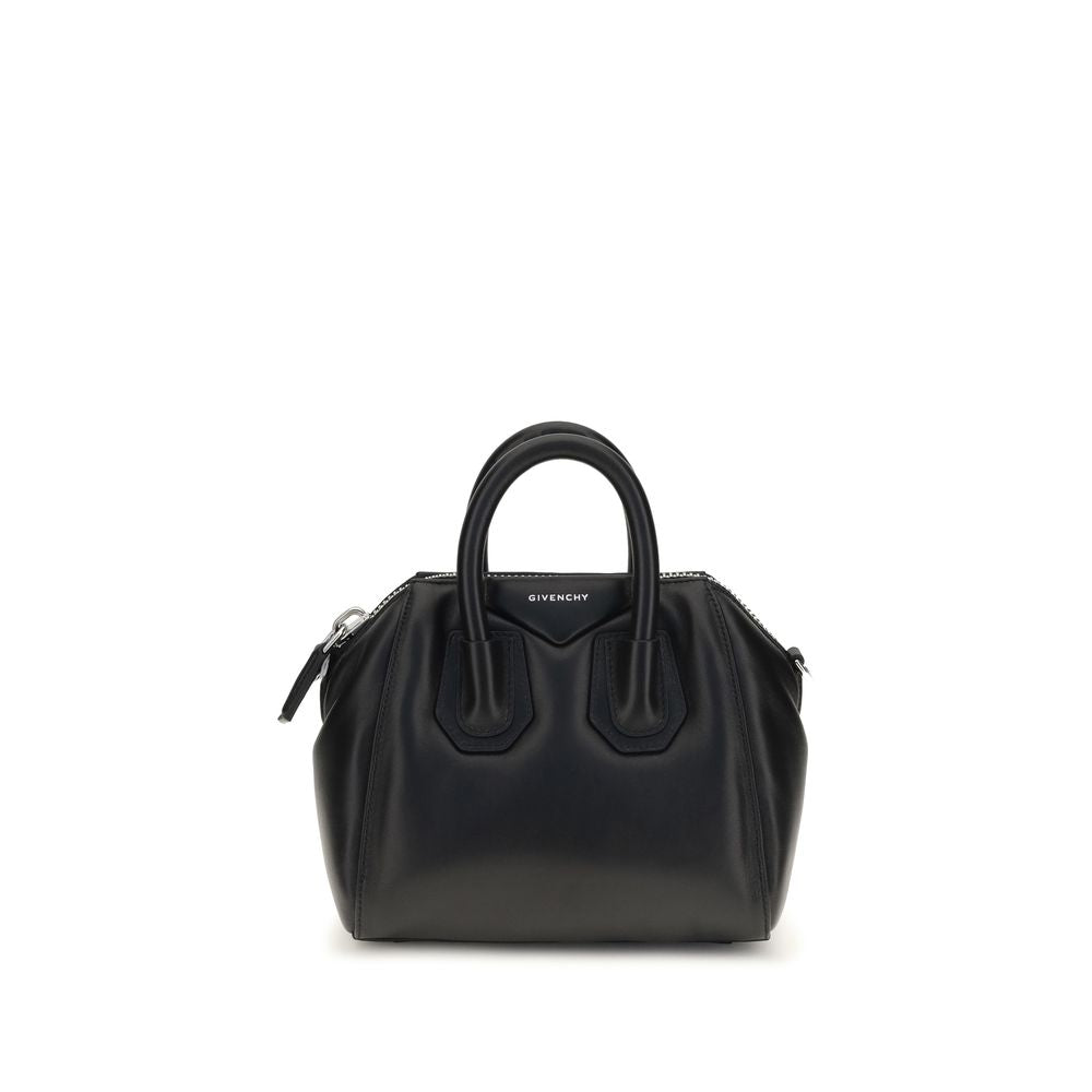 Mini Antigona Bomber Lamb Leather Handbag