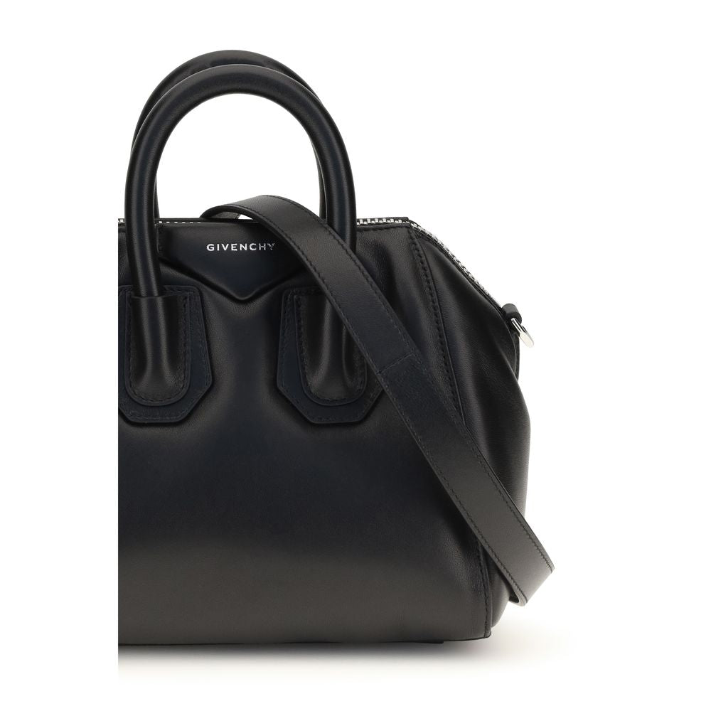Mini Antigona Bomber Lamb Leather Handbag