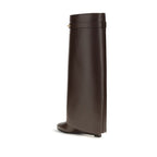 Calfskin Shark High Heel Boots