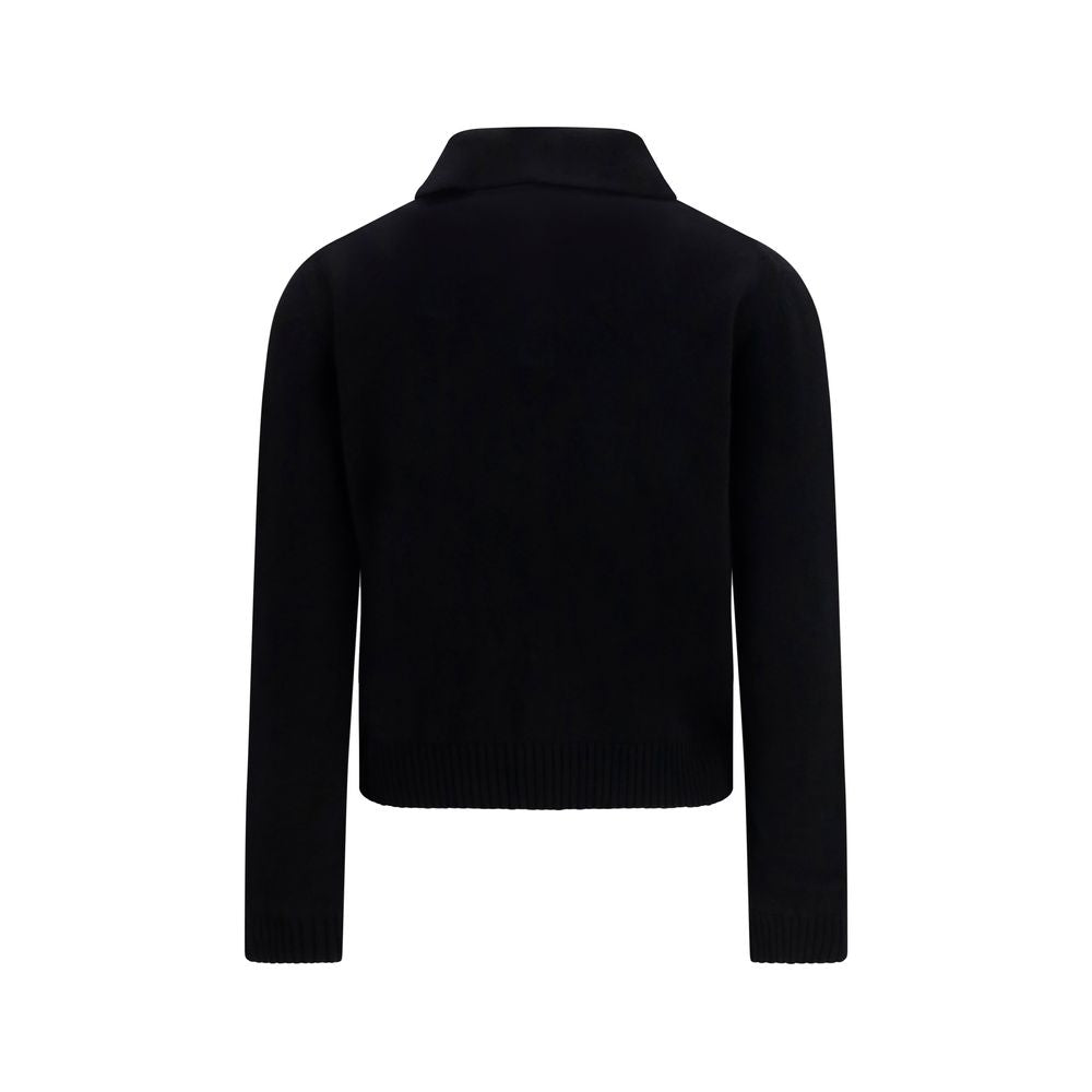 Wool Cashmere Polo Sweater