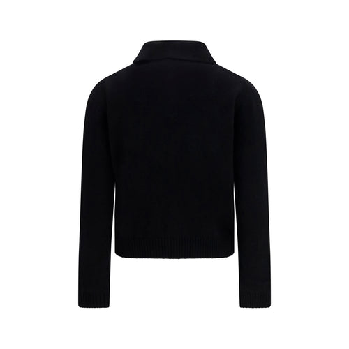 Wool Cashmere Polo Sweater