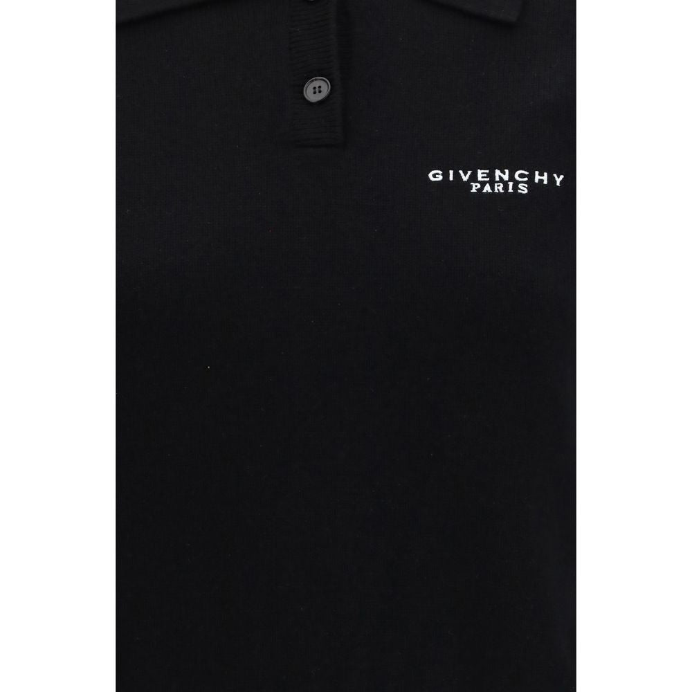 Wool Cashmere Polo Sweater