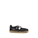 Black Polyester Sue Ballerinas Flats