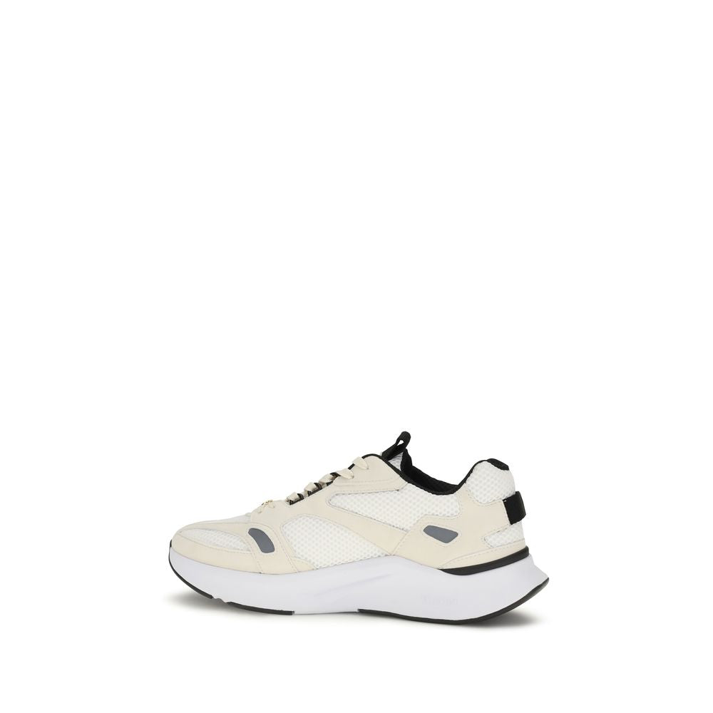 Mesh and Suede Demivee Sneakers