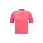 Merino Wool Check Polo