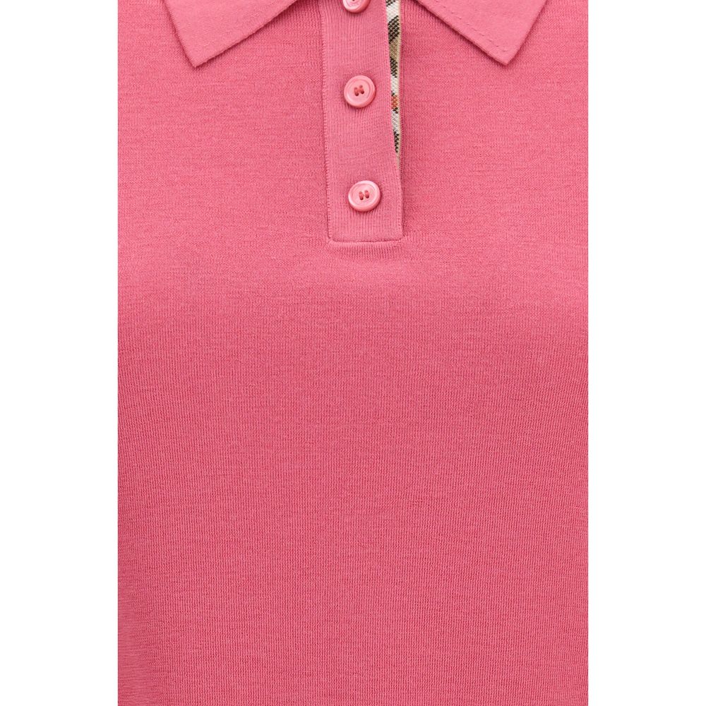 Merino Wool Check Polo