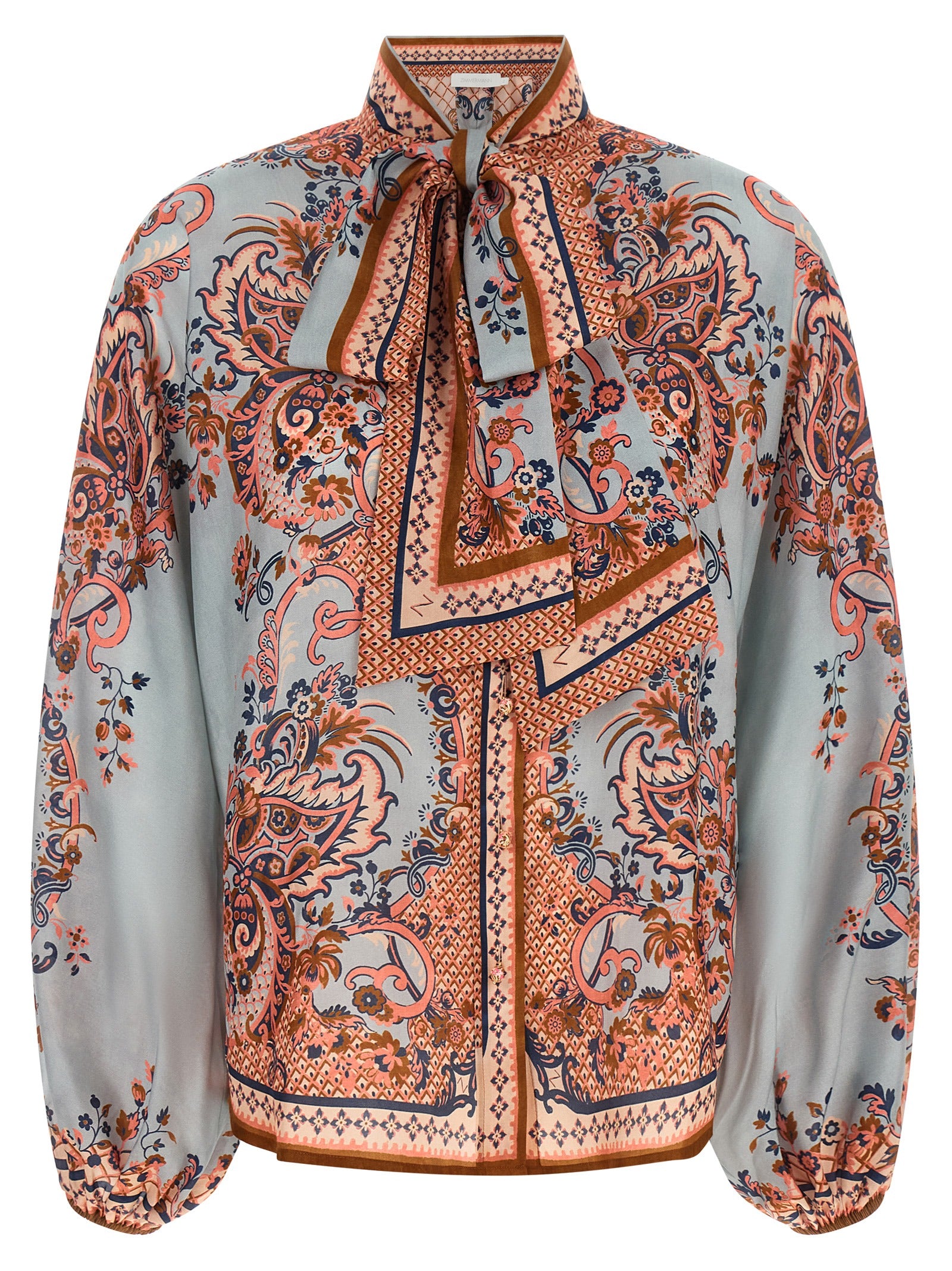 Aster Multicolor Silk Blouse
