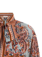 Aster Multicolor Silk Blouse