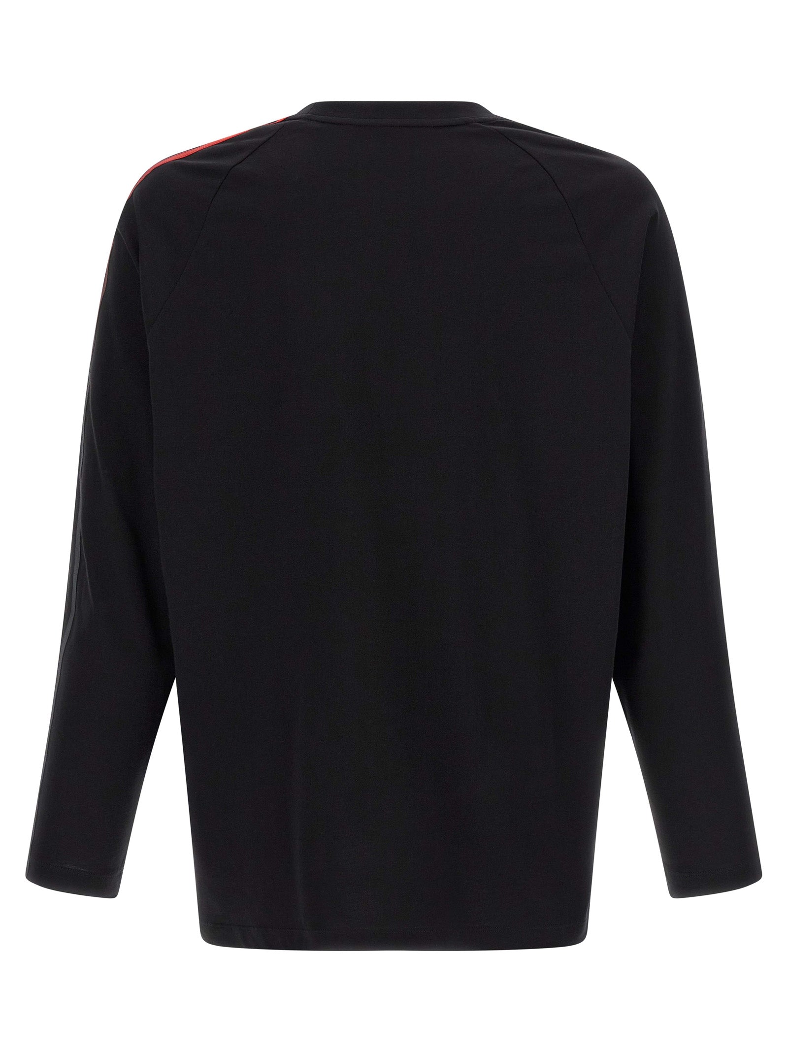 Oversized Gradient Stripes Cotton Crew Neck T-Shirt