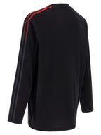 Oversized Gradient Stripes Cotton Crew Neck T-Shirt