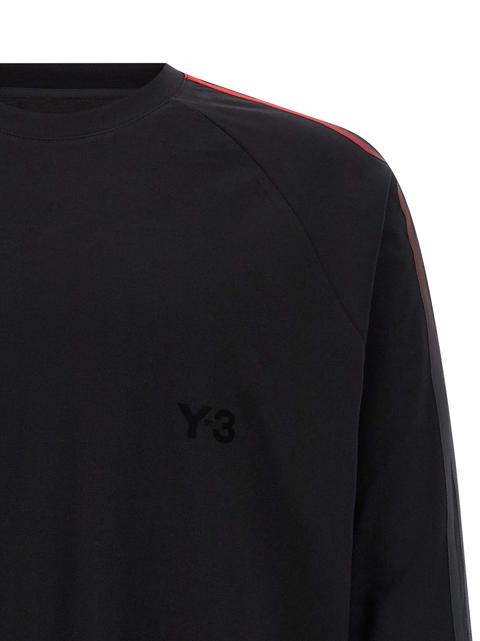 Oversized Gradient Stripes Cotton Crew Neck T-Shirt
