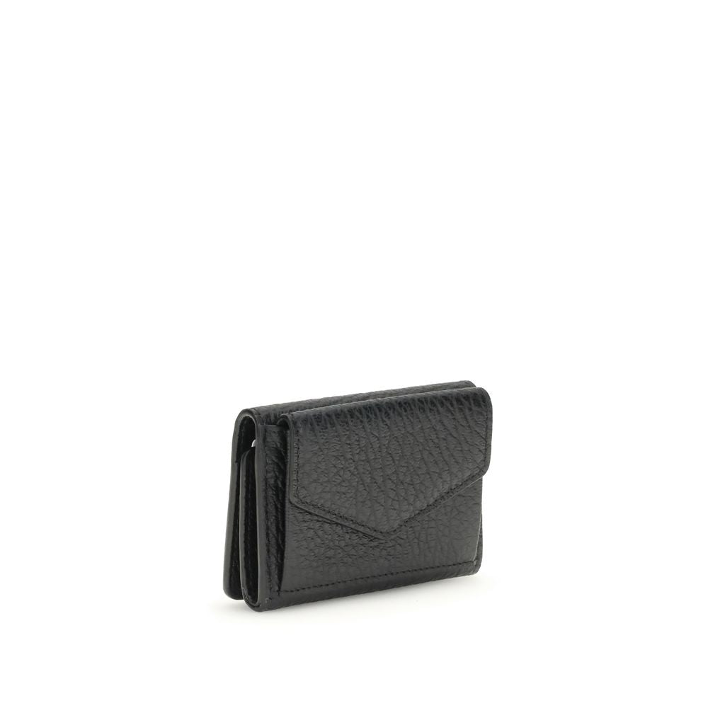 Compact Calfskin Bi-Fold Wallet