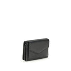 Compact Calfskin Bi-Fold Wallet