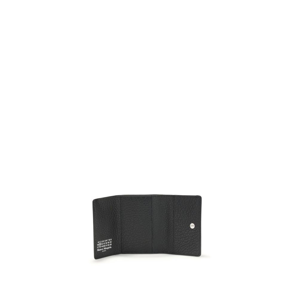 Compact Calfskin Bi-Fold Wallet