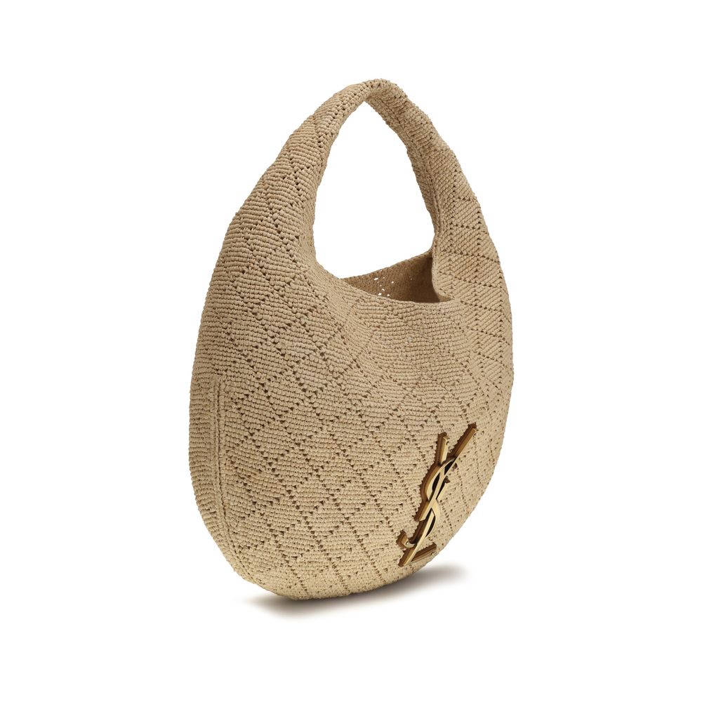 Raffia Icare Hobo Bag