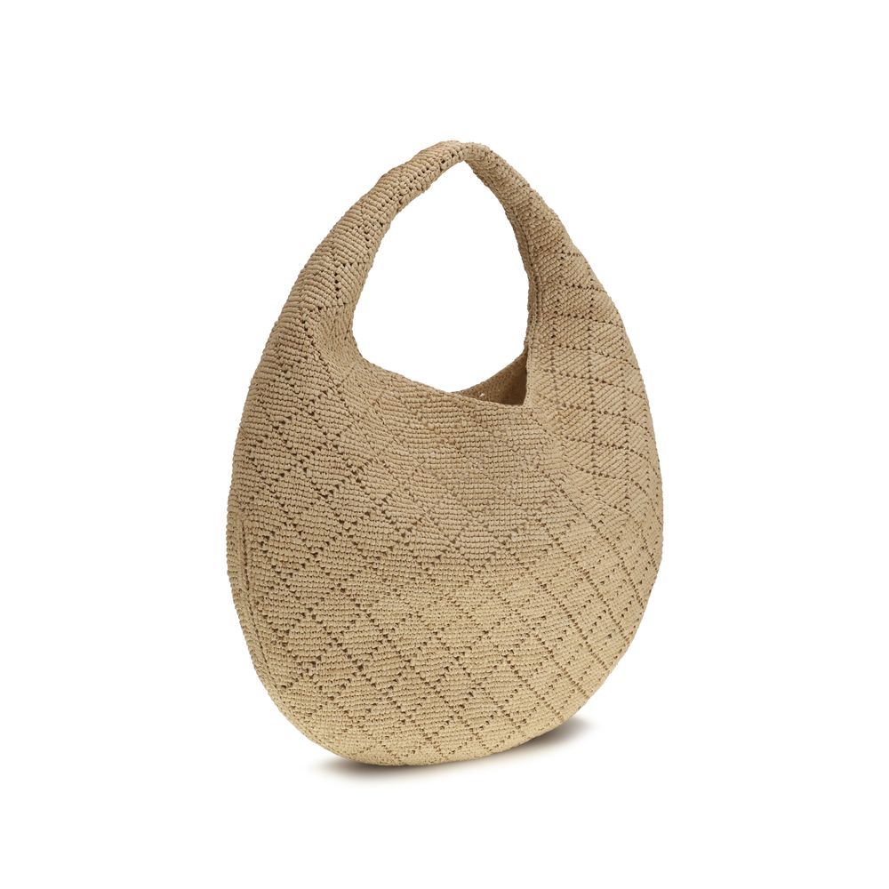 Raffia Icare Hobo Bag