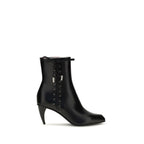 Calfskin Lace-Up Ankle Boots